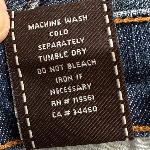 7 For All Mankind Button Fly Boycut/Bootcut Jeans, Size 28 - New - Picture 4 of 11